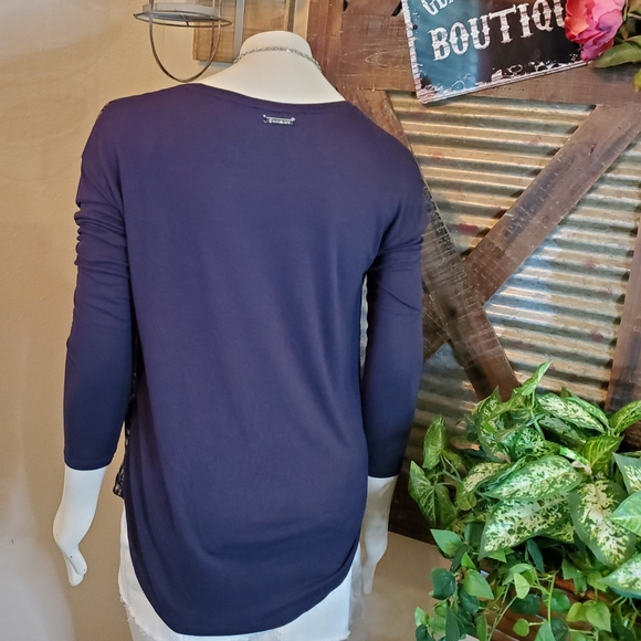 Michael Kors Blue and gold top - Picture 4 of 7